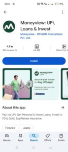 Money View Personal Loan App