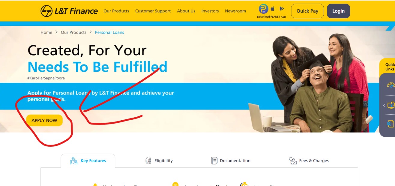 L & Finance Personal Loan Apply